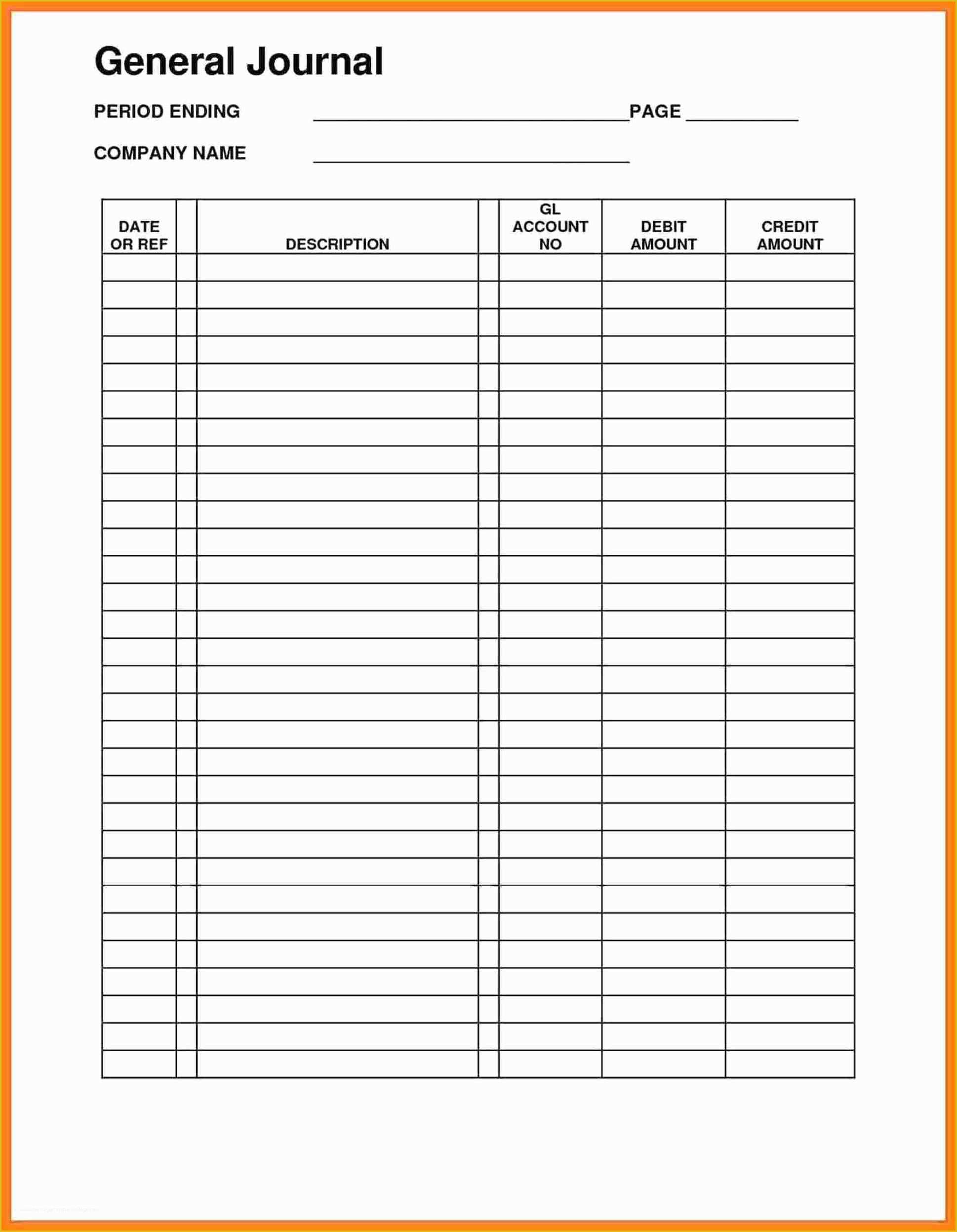 Free Payroll Template Of 8 Payroll Ledger Template
