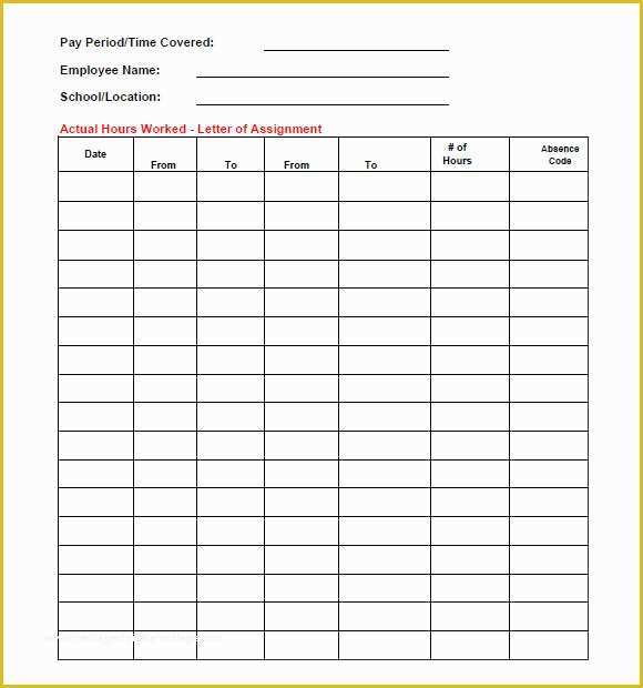 Free Payroll Template Of 8 Sample Payroll Timesheets