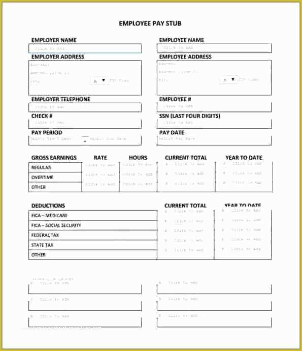 Free Paystub Maker Template Of Best Models Free Pay Stub Maker Template