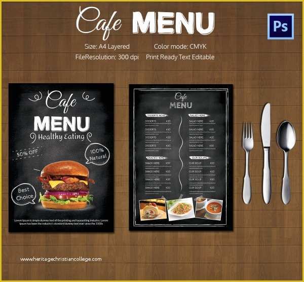 Free Pdf Flyer Templates Of Cafe Flyer Template Coastal Flyers