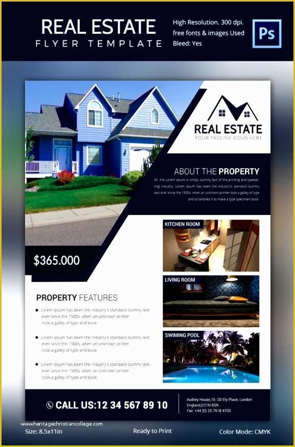 Free Pdf Flyer Templates Of Free Real Estate Flyer Templates Word Yourweek