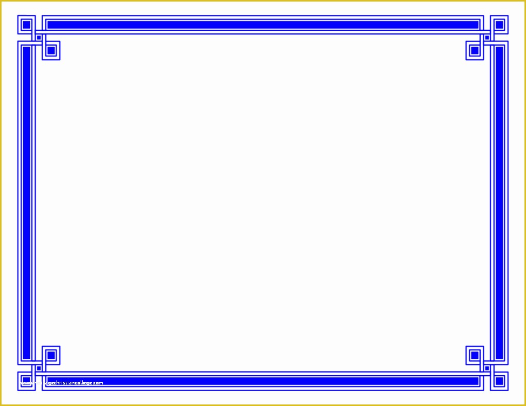 Free Pdf Templates Of 22 Blue Border Templates