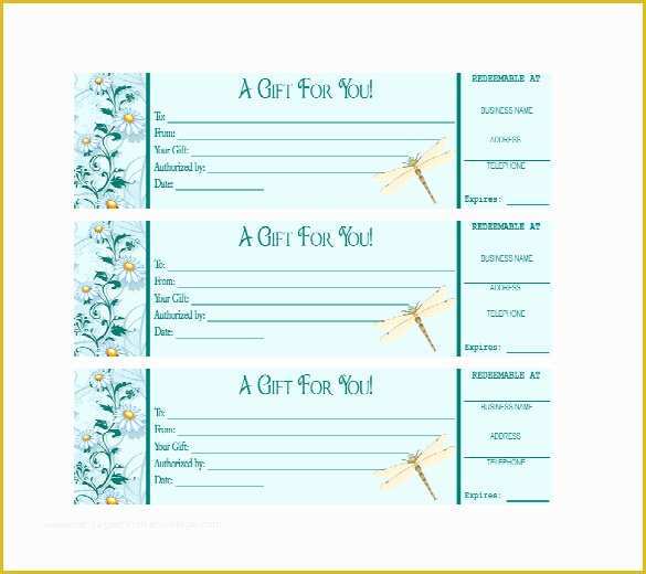 Free Pdf Templates Of Business Gift Certificate Template – 11 Free Word Pdf