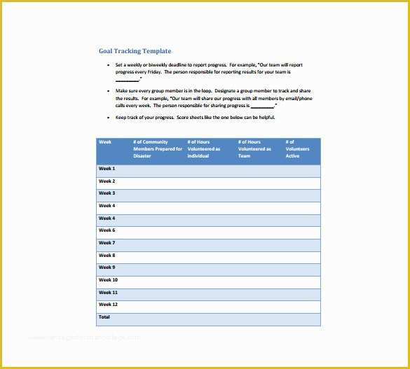 Free Pdf Templates Of Goal Sheet Templates 12 Free Pdf Documents Download