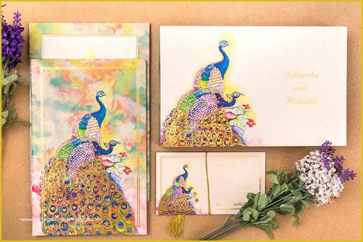 Free Peacock Wedding Invitation Templates Of 10 Awesome Indian Wedding Invitation Templates You Will Love