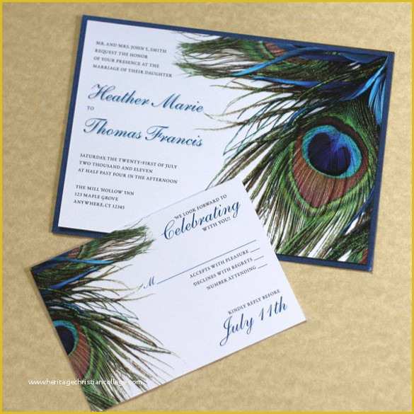 Free Peacock Wedding Invitation Templates Of 23 Peacock Wedding Invitation Templates – Free Sample