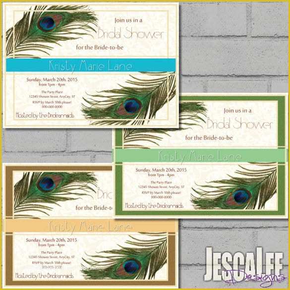 Free Peacock Wedding Invitation Templates Of 23 Peacock Wedding Invitation Templates – Free Sample