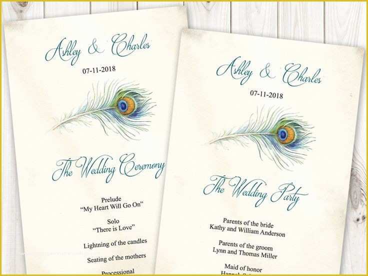 Free Peacock Wedding Invitation Templates Of Peacock Feather Wedding Invitation Template Lovely 872