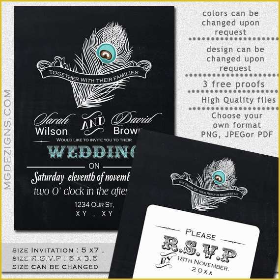 Free Peacock Wedding Invitation Templates Of Printable Wedding Invitation Template Garden Wedding