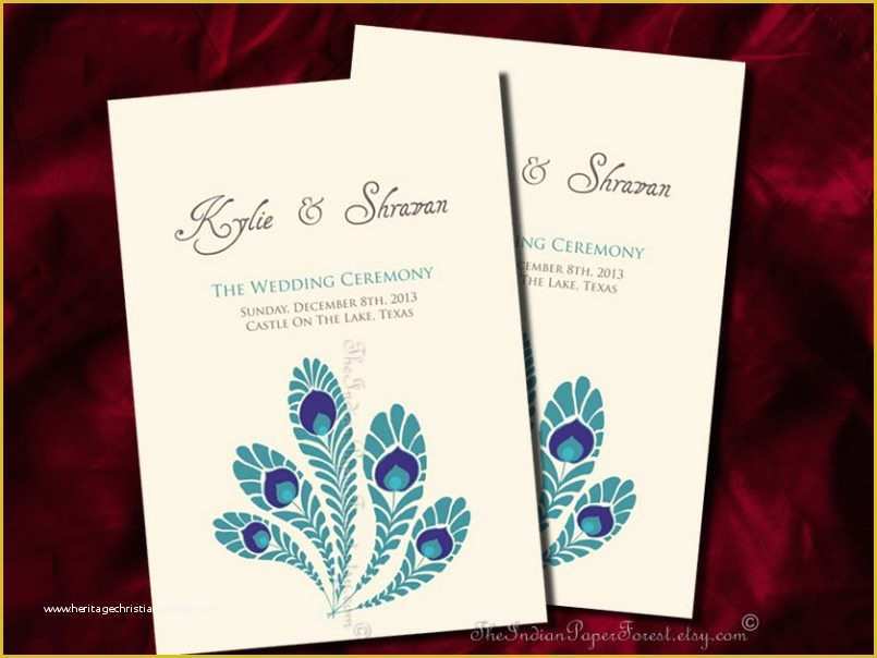 Free Peacock Wedding Invitation Templates Of Wordings Peacock Wedding Invitations Template with