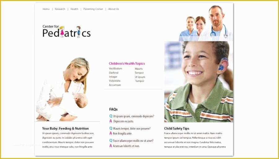 Free Pediatric Brochure Templates Of 50 New Free Pediatric Brochure Templates