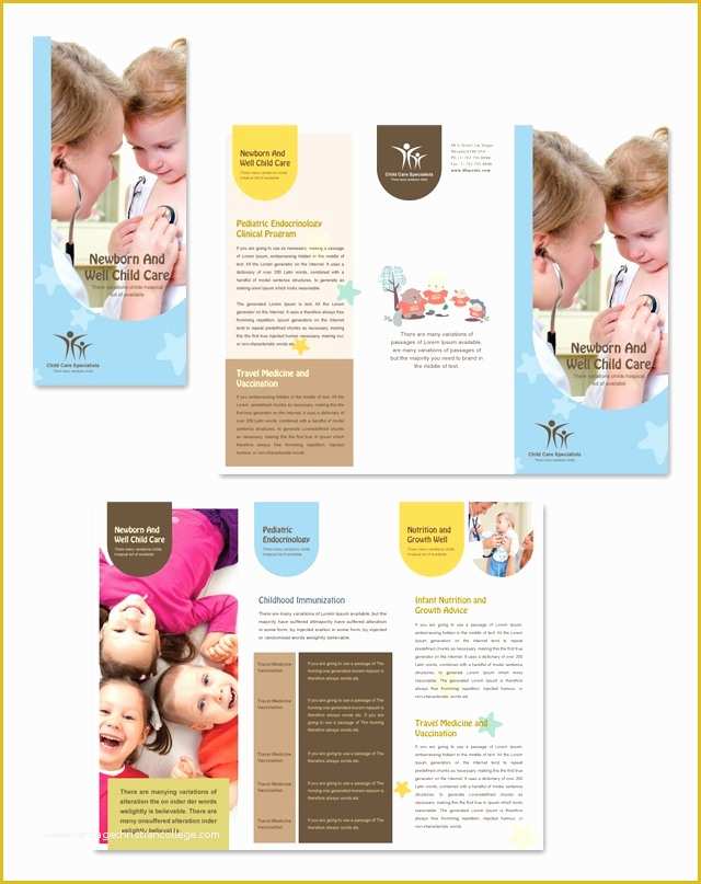 Free Pediatric Brochure Templates Of 50 New Free Pediatric Brochure Templates