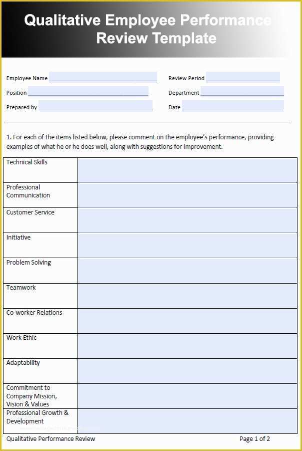 Free Performance Review Template Of 26 Employee Performance Review Templates Free Word Excel