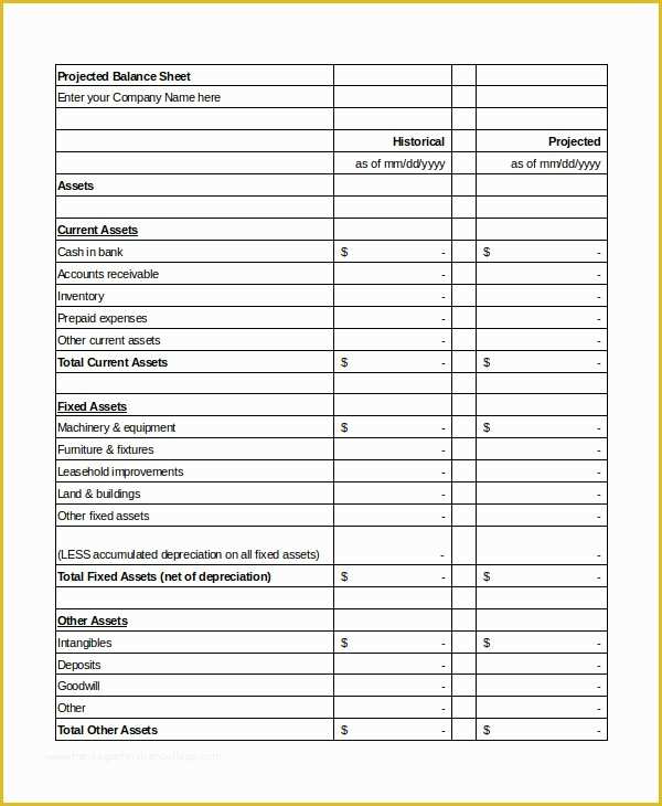 Free Personal Balance Sheet Template Of Balance Sheets Template Rusinfobiz