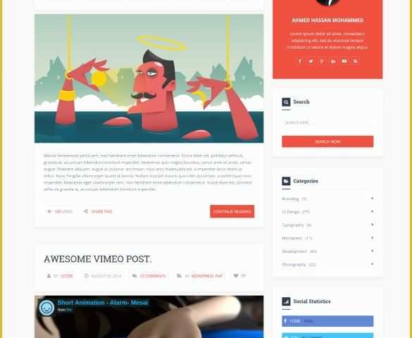 Free Personal Blogger Templates Of 35 Bootstrap Blog themes &amp; Templates