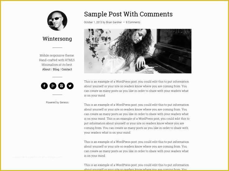 Free Personal Blogger Templates Of 80 Best Wordpress Personal Blog themes 2018