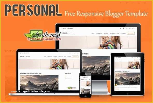 Free Personal Blogger Templates Of Personal Responsive Blogger Template