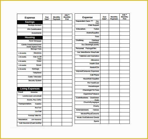 Free Personal Budget Planner Template Of 10 Monthly Bud Planner Templates to Download