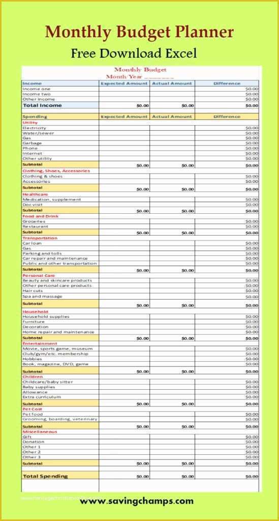Free Personal Budget Planner Template Of Best 25 Excel Bud Template Ideas On Pinterest