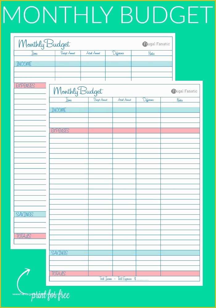 monthly-budget-template-budget-planner-budget-spreadsheet-etsy