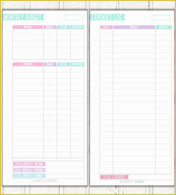 Free Personal Budget Template Download Of 10 Personal Bud Templates – Free Sample Example