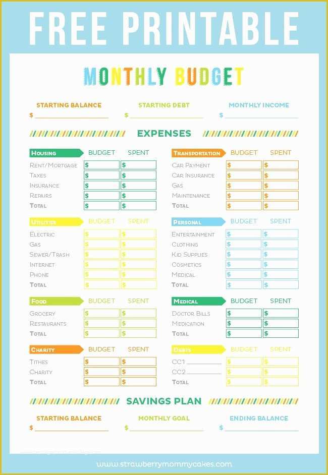 Free Personal Budget Template Download Of Free Printable Bud Sheets Templates Free Monthly