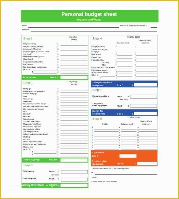 Free Personal Budget Template Download Of Personal Bud Template – 10 Free Word Excel Pdf