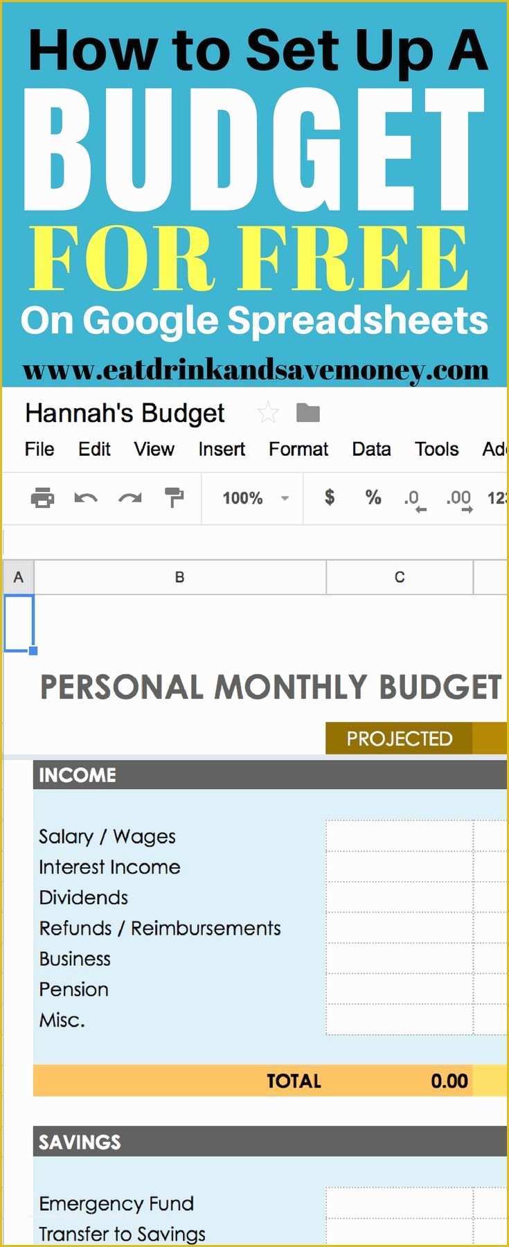 Free Personal Budget Template Of Best 25 Bud Spreadsheet Ideas On Pinterest