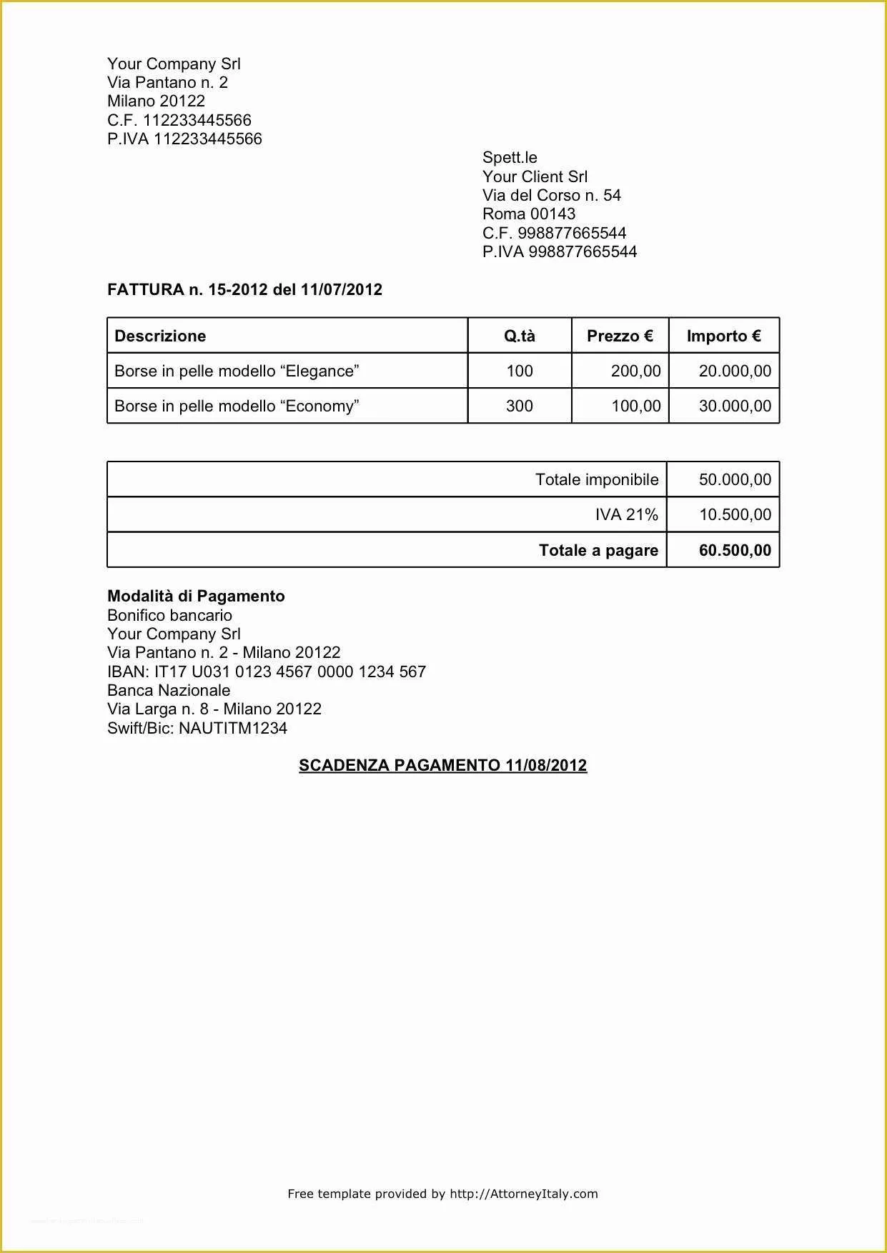 46 Free Personal Invoice Template