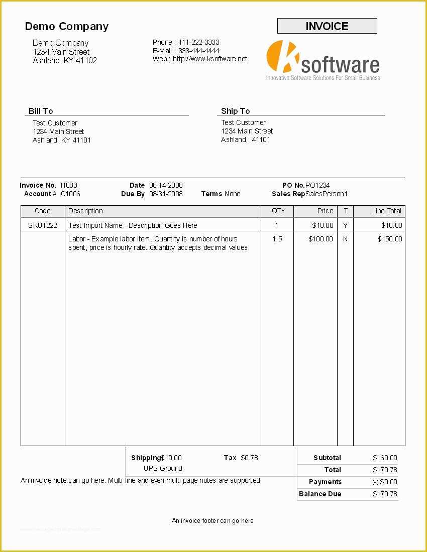 Free Personal Invoice Template Of Sample Invoices with Payment Terms Invoice Template Ideas