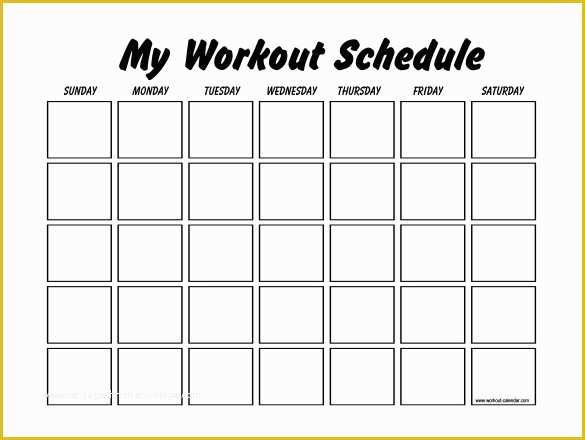 Free Personal Training Program Template Of 22 Workout Schedule Templates Pdf Doc