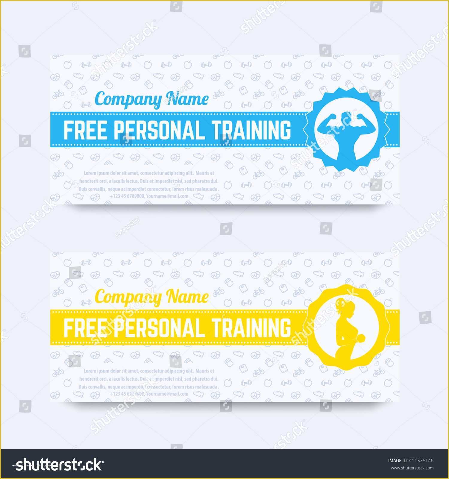 Free Personal Training Program Template Of Personal Training Gift Certificate Template