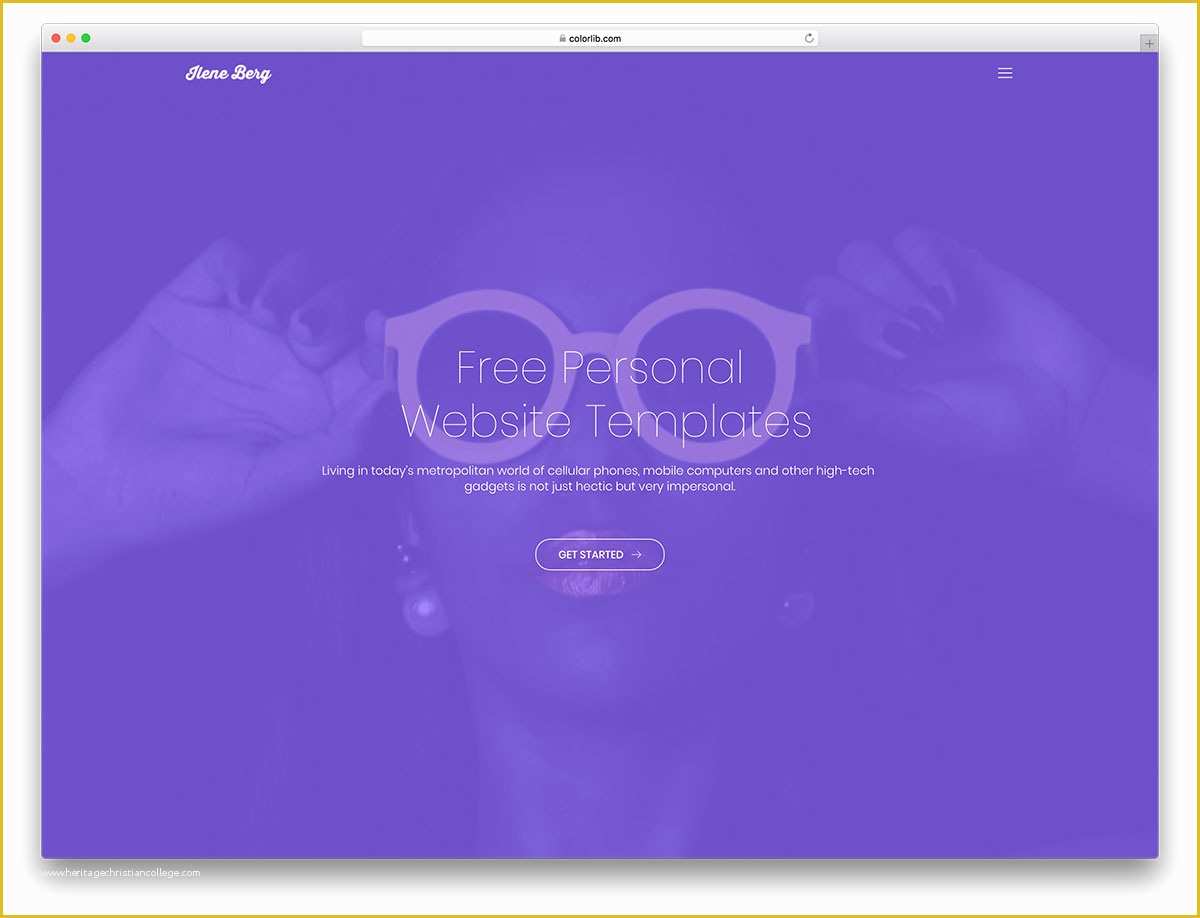 Free Personal Website Templates Of 24 Free Personal Website Templates to Boost Your Brand