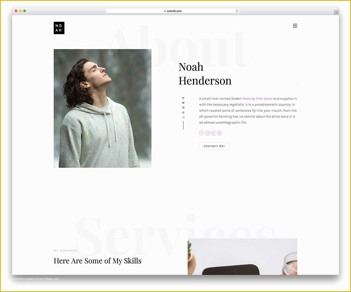 Free Personal Website Templates Of 25 Best Free Personal Website Templates for Professionals