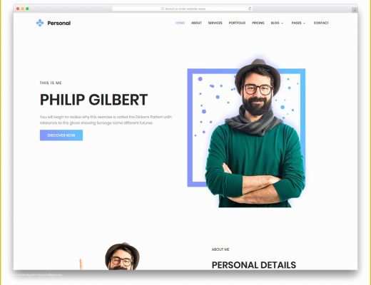 Free Personal Website Templates Of 25 Free Freelancer Website Templates to Make Profitable