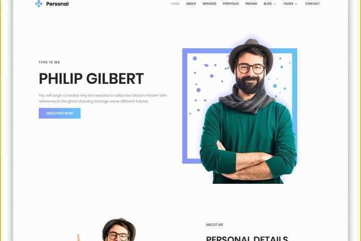 Free Personal Website Templates Of 25 Free Freelancer Website Templates to Make Profitable