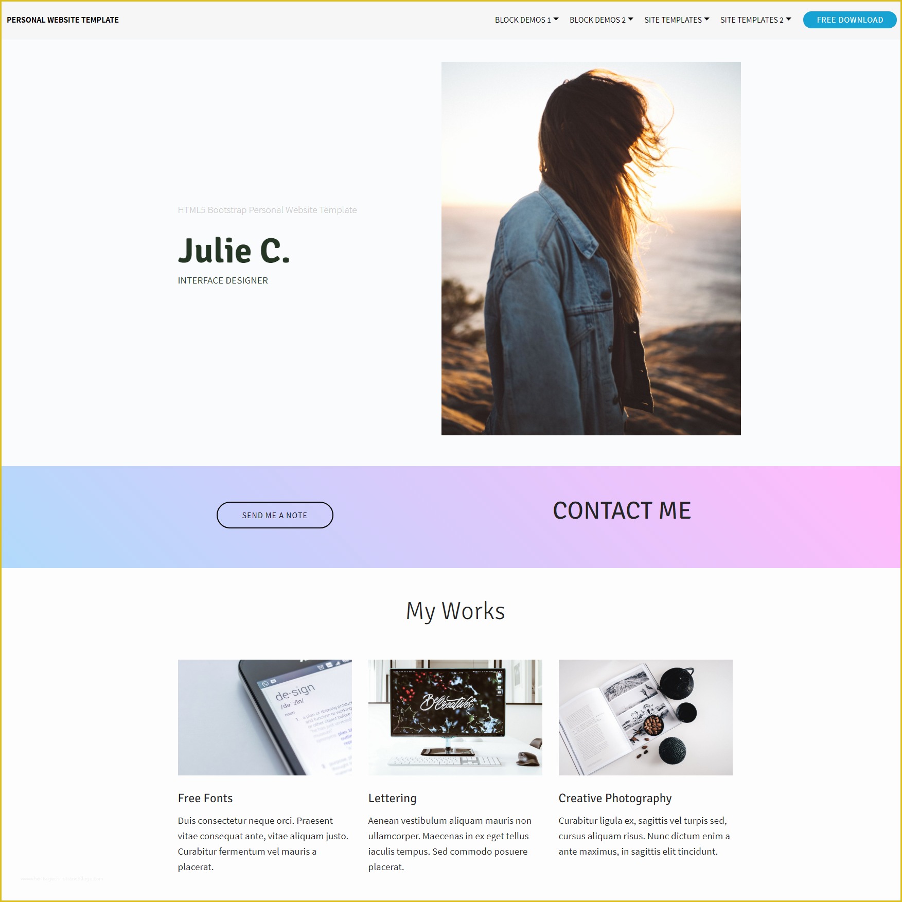 Free Personal Website Templates Of 80 Free Bootstrap Templates You Can T Miss In 2018