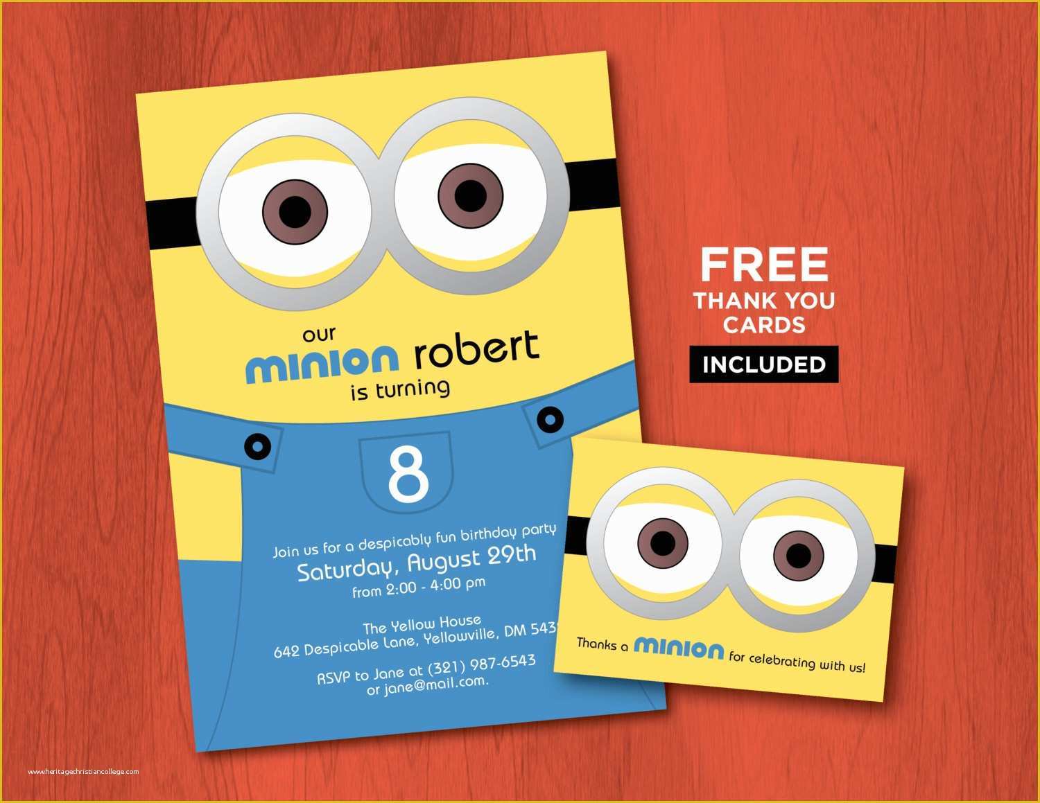 Free Personalized Birthday Invitation Templates Of Printable Minion Birthday Invitations Personalized
