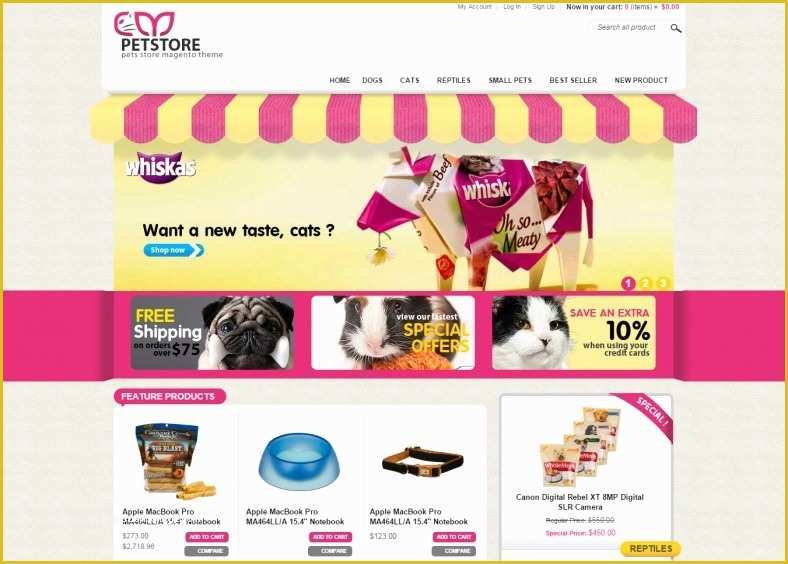 Free Pet Store Website Templates Of 12 Free and Premium Pet Website Templates