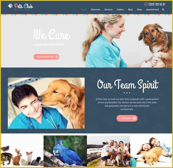 Free Pet Store Website Templates Of 22 Animal & Pets Website themes & Templates