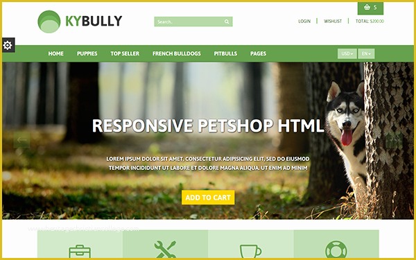 Free Pet Store Website Templates Of Download Kybully Pet Store E Merce HTML theme