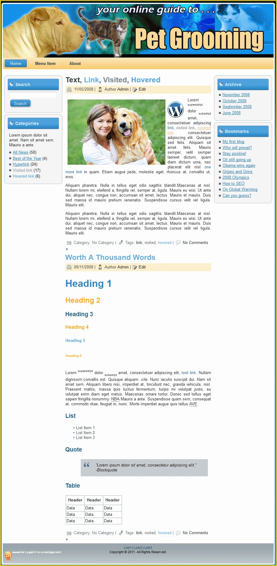 Free Pet Store Website Templates Of Pet Grooming Plr Template Landing Page