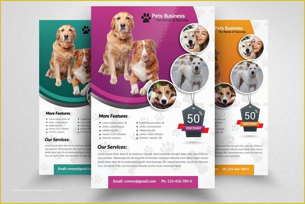 Free Pet Store Website Templates Of Pet Shop Business Flyer Template Flyer Templates