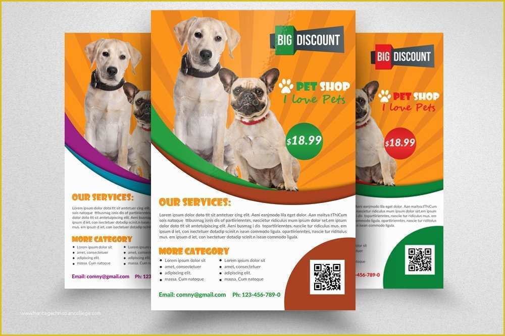 Free Pet Store Website Templates Of Pet Shop Business Flyer Template Flyer Templates