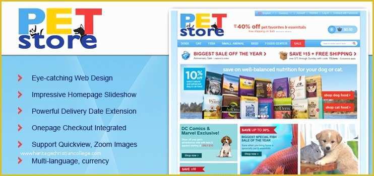Free Pet Store Website Templates Of Petmart Virtuemart Template