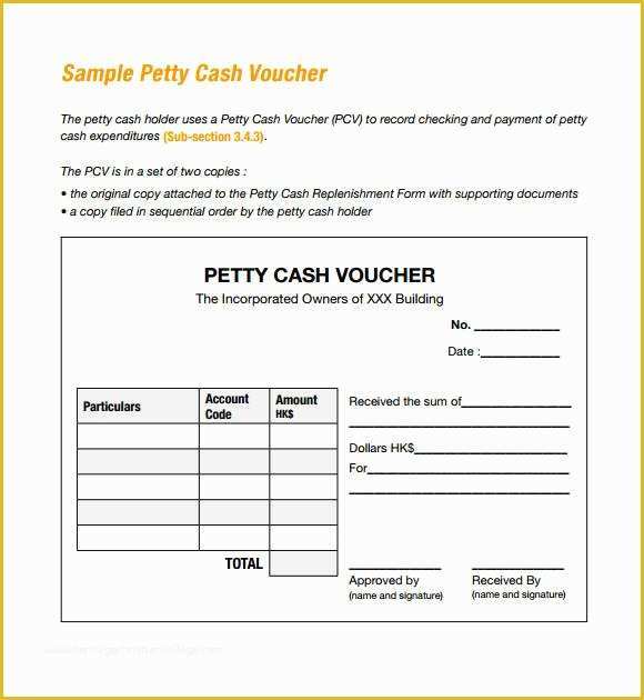 Free Petty Cash Receipt Template Of 14 Petty Cash Receipt Samples & Templates Pdf Word Excel