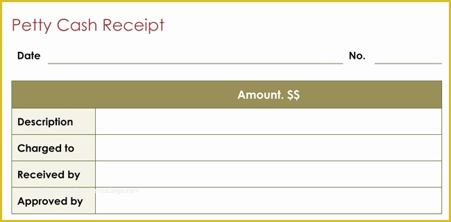 43 Free Petty Cash Receipt Template