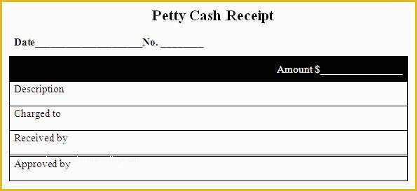 Free Petty Cash Receipt Template Of Free Cash Receipt Template