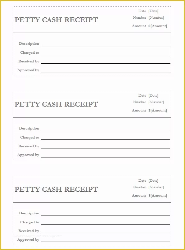 Free Petty Cash Receipt Template Of Petty Cash Receipt Template