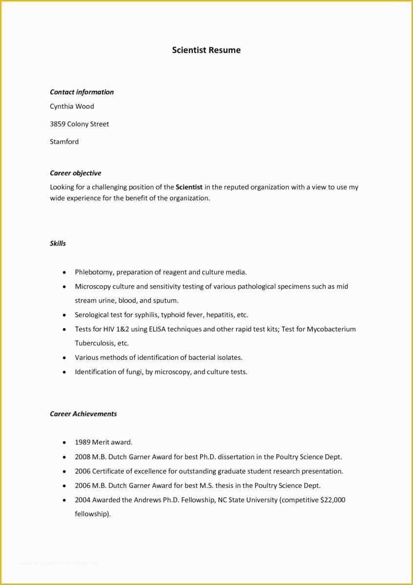 Free Phlebotomist Resume Templates Of Phlebotomy Resume Free Template Entry Level Phlebotomy